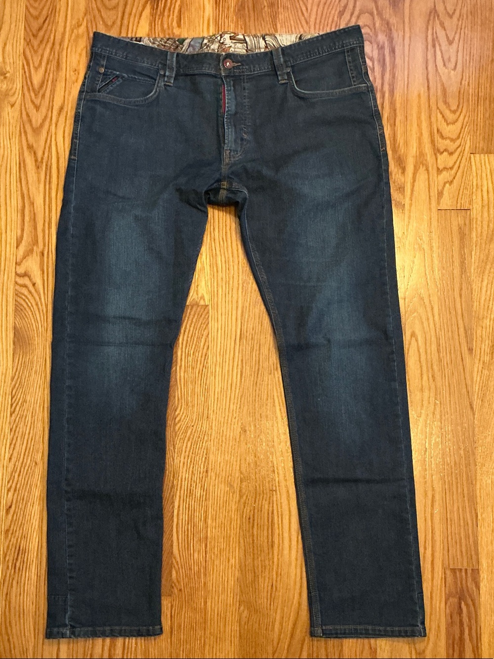 Meridian Slim Straight Men's Jeans in Dark Indigo